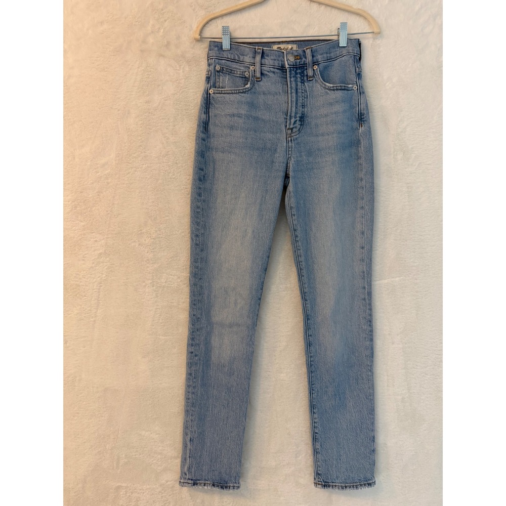 Madewell The Perfectโ Vintage Jean Light Wash High Rise Slim Tapered 24T